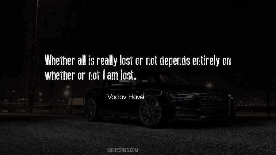 Quotes About I Am Lost #1414463