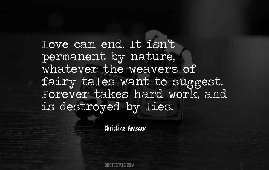 Love Can End Quotes #103005