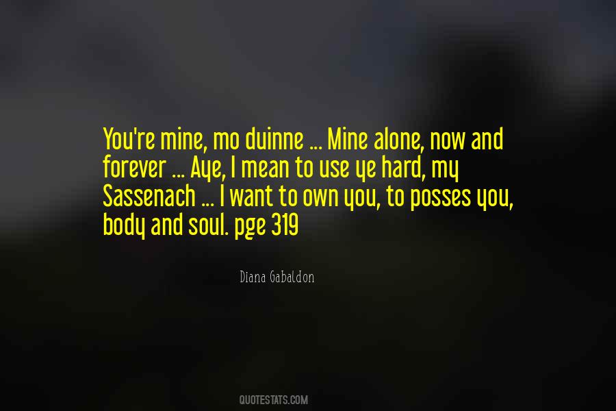You Own My Body Quotes #1817619