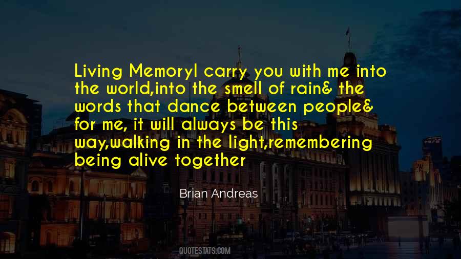 Memory Of Light Quotes #449695