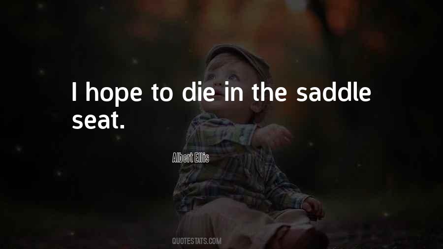 In The Saddle Quotes #1000520