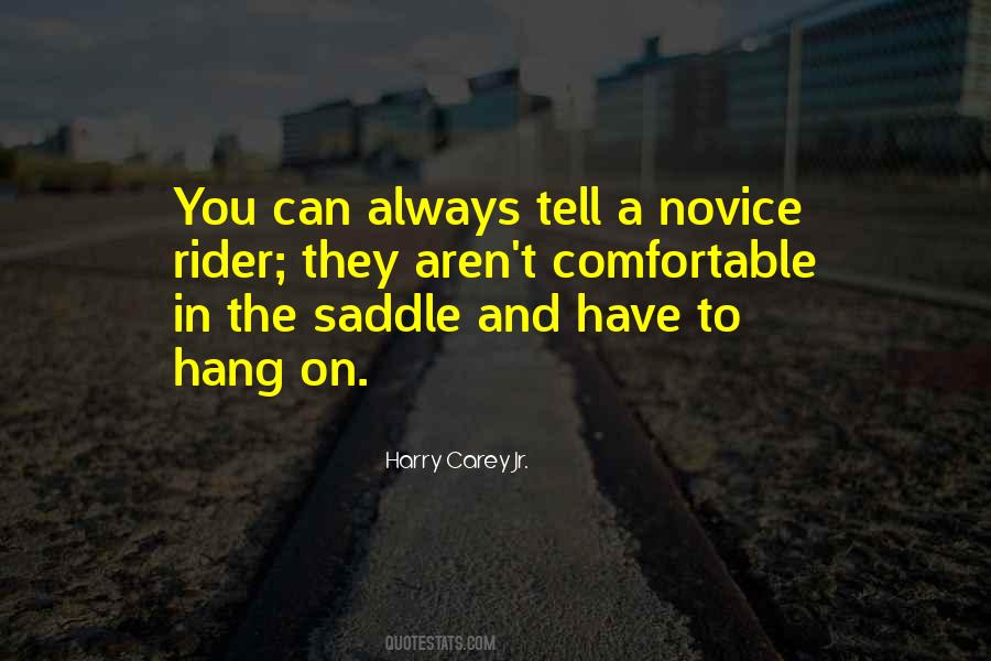 In The Saddle Quotes #1596995