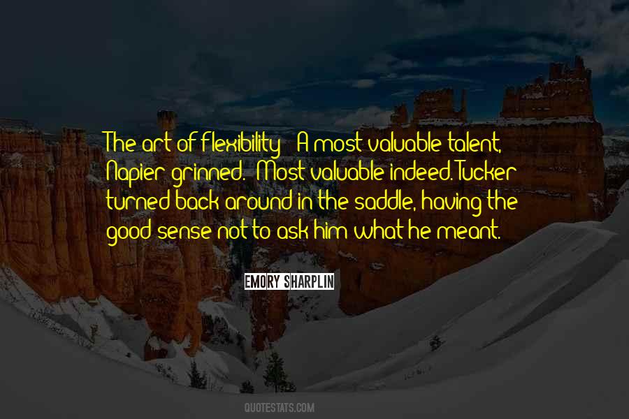 In The Saddle Quotes #1730411