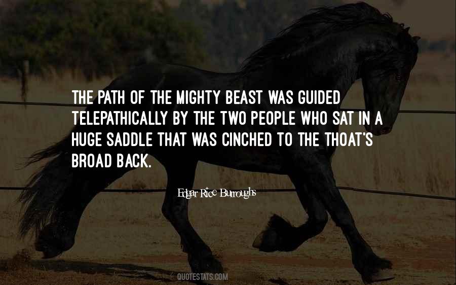 In The Saddle Quotes #24502