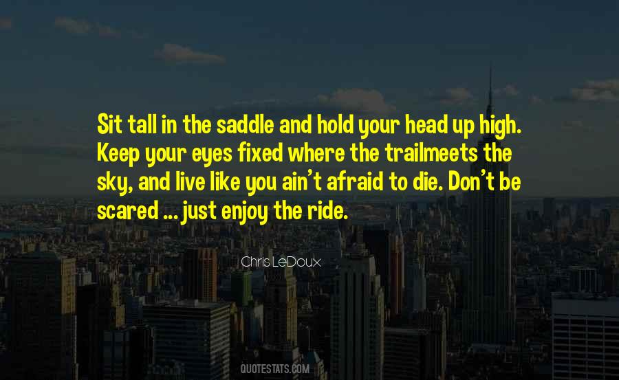 In The Saddle Quotes #428279