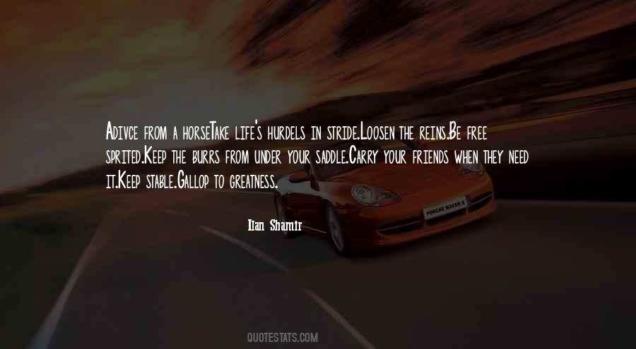 In The Saddle Quotes #43118