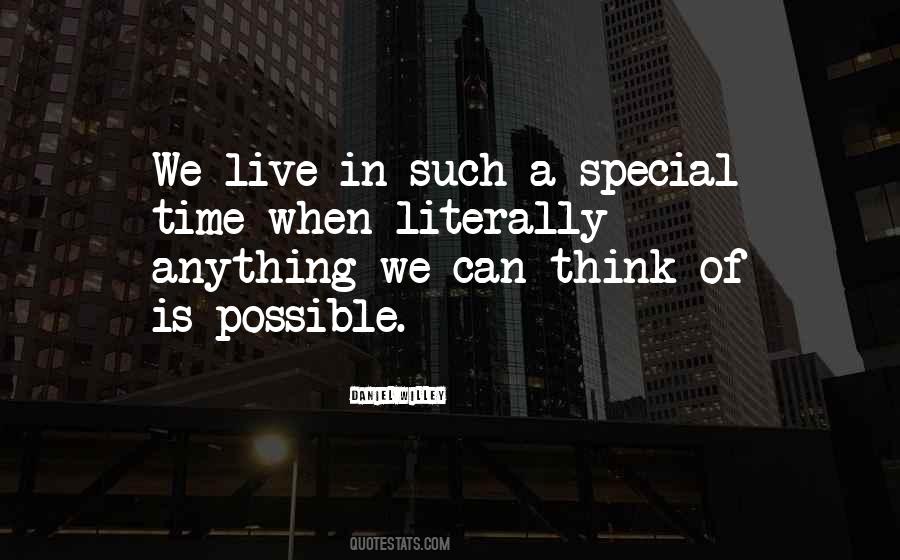 Anything In Life Is Possible Quotes #184802