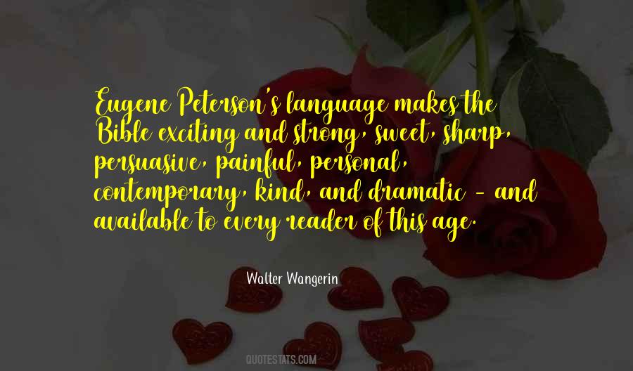 Eugene Peterson Quotes #1617153