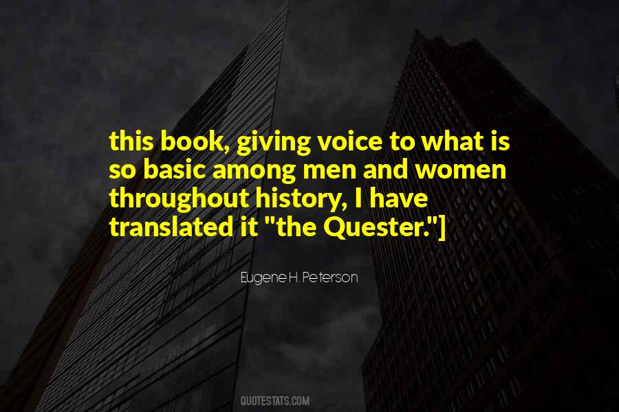 Eugene Peterson Quotes #476683