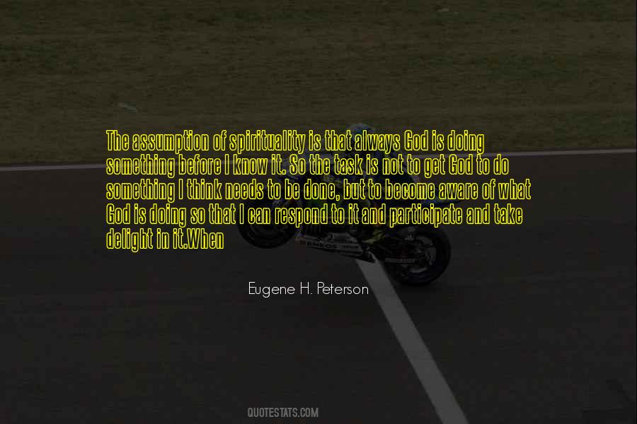 Eugene Peterson Quotes #576149