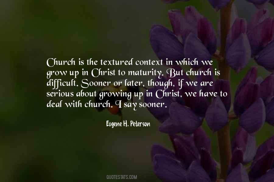 Eugene Peterson Quotes #650464