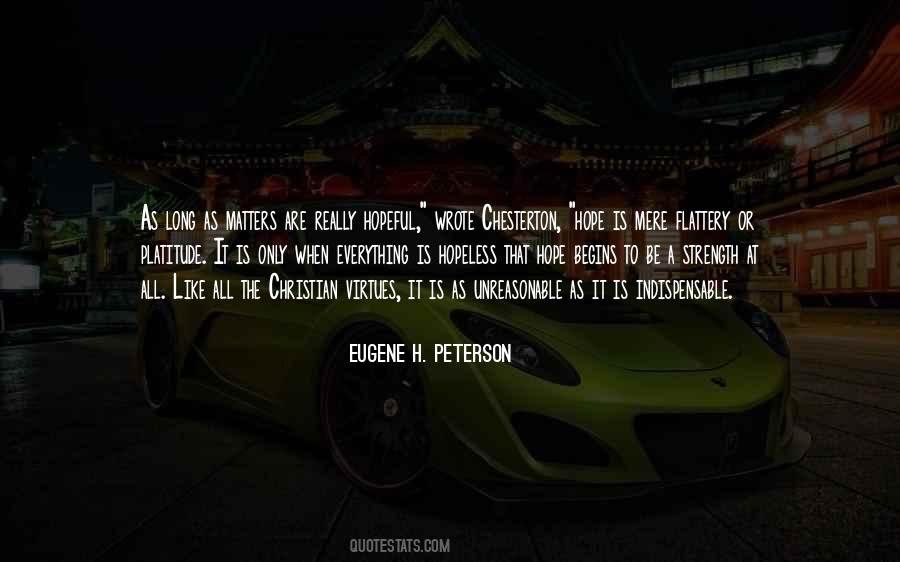 Eugene Peterson Quotes #77510