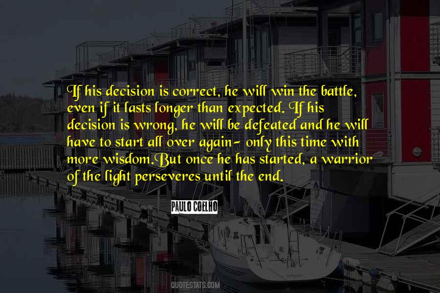 We Will Win The Battle Quotes #190186