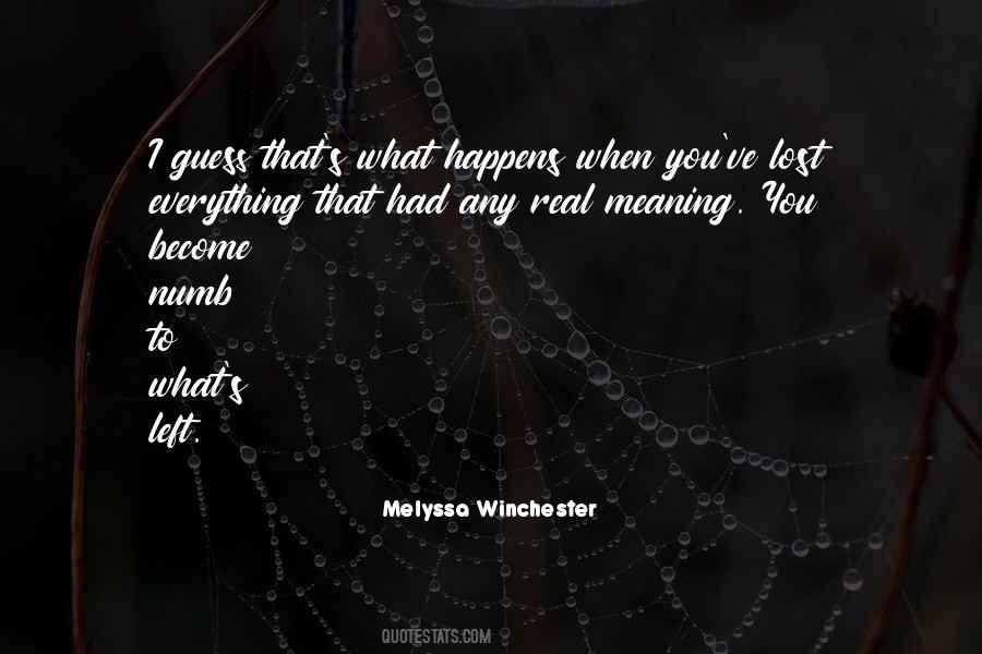 I Guess I Lost Quotes #232323