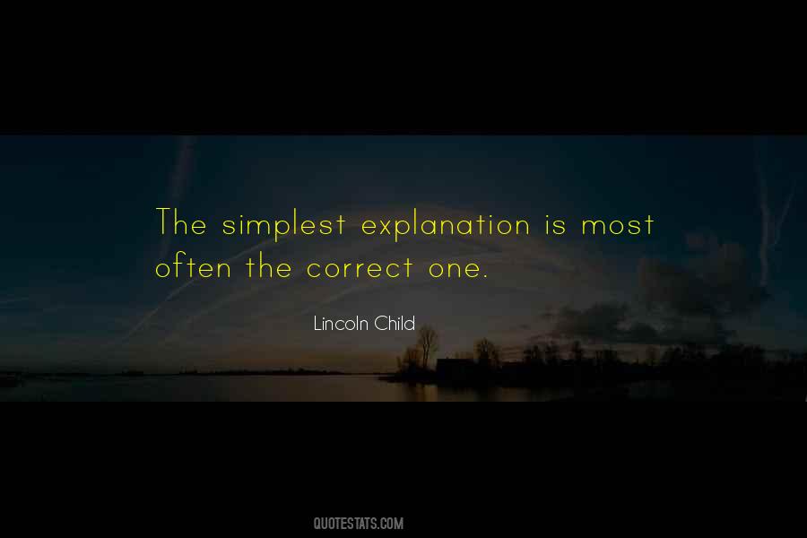 Quotes About Simplest Explanation #1436260