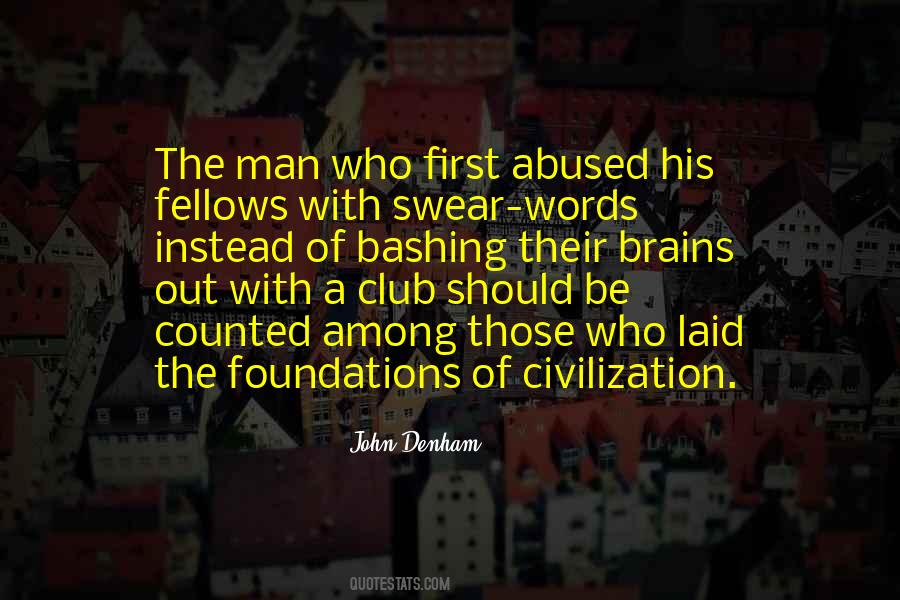 Be With The Man Who Quotes #450486