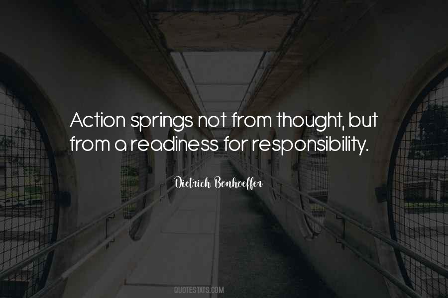 Quotes About Action Responsibility #1172539