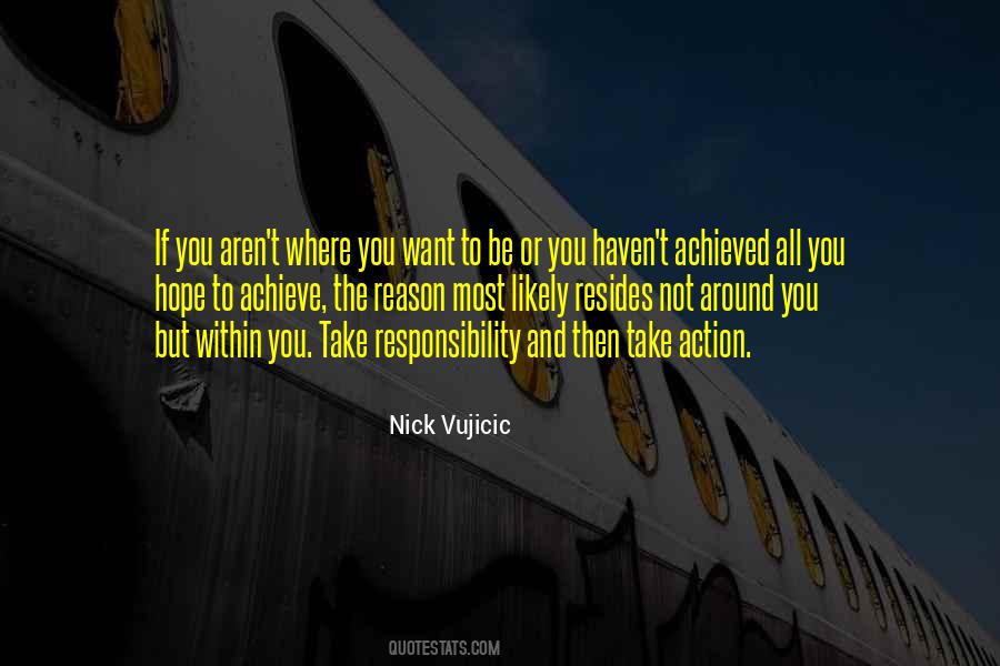 Quotes About Action Responsibility #474960