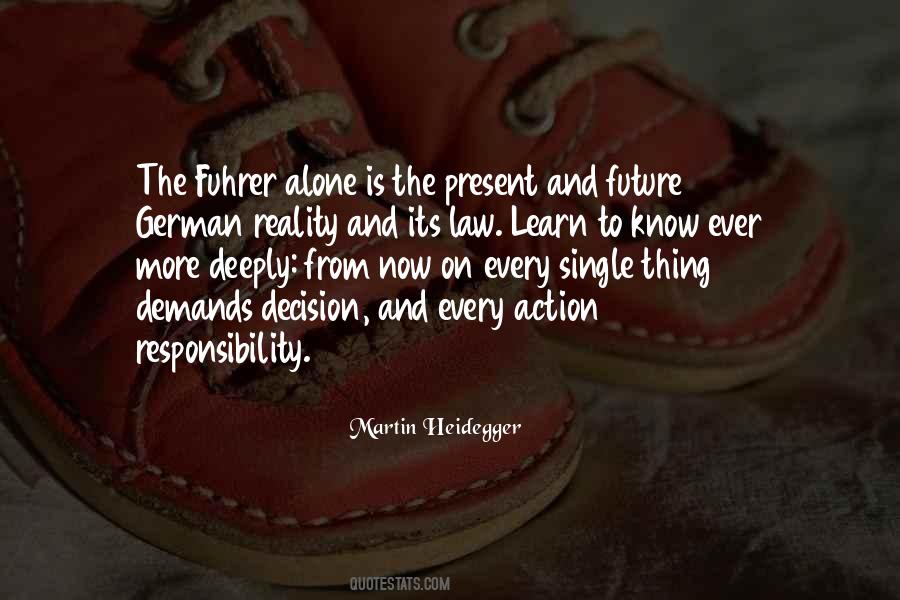 Quotes About Action Responsibility #536493