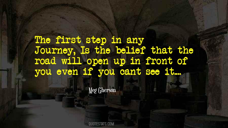 First Step Journey Quotes #1216413