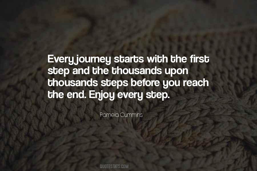 First Step Journey Quotes #1323514