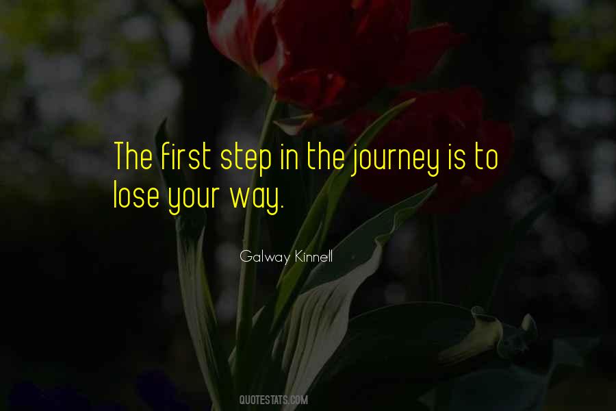 First Step Journey Quotes #1374181