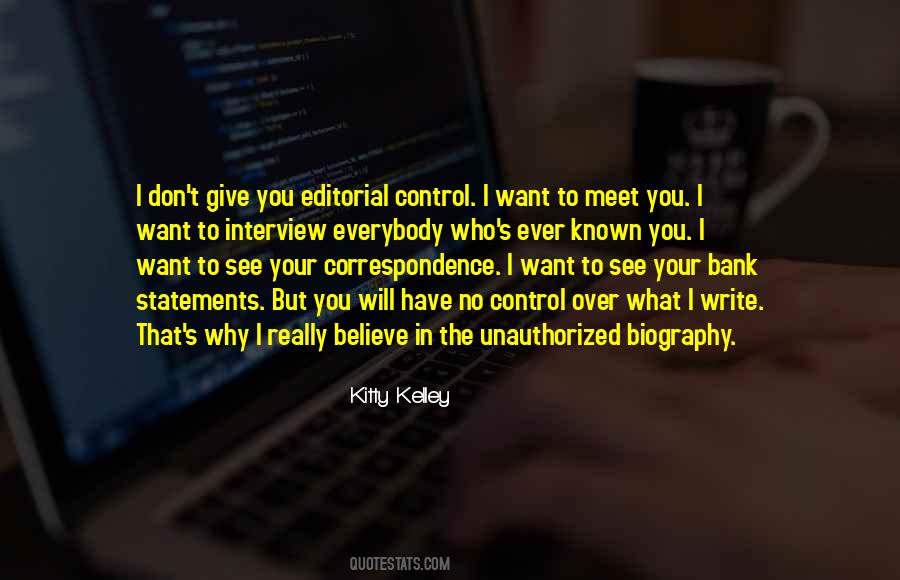 Want To Meet You Quotes #1691884