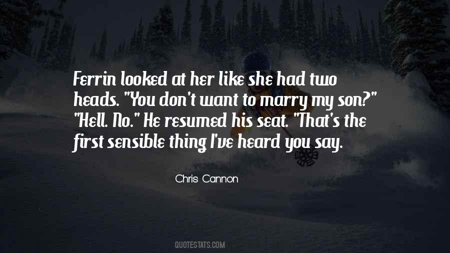 I Want To Marry Her Quotes #1283517
