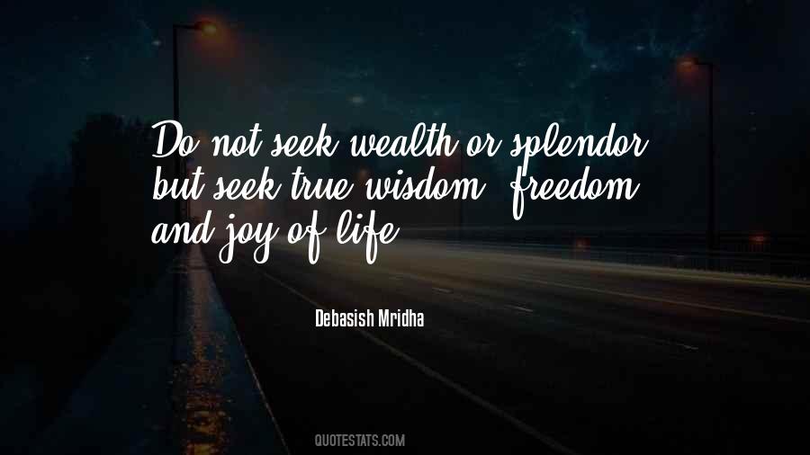 Wealth Wisdom Quotes #1110500