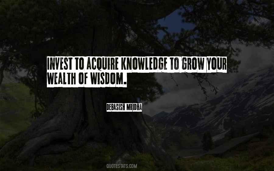 Wealth Wisdom Quotes #1257958