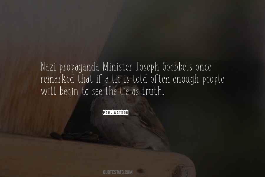 Lie Once Quotes #100345