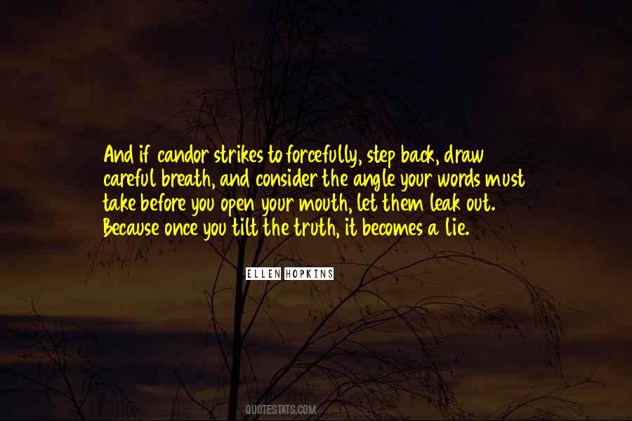 Lie Once Quotes #1728206