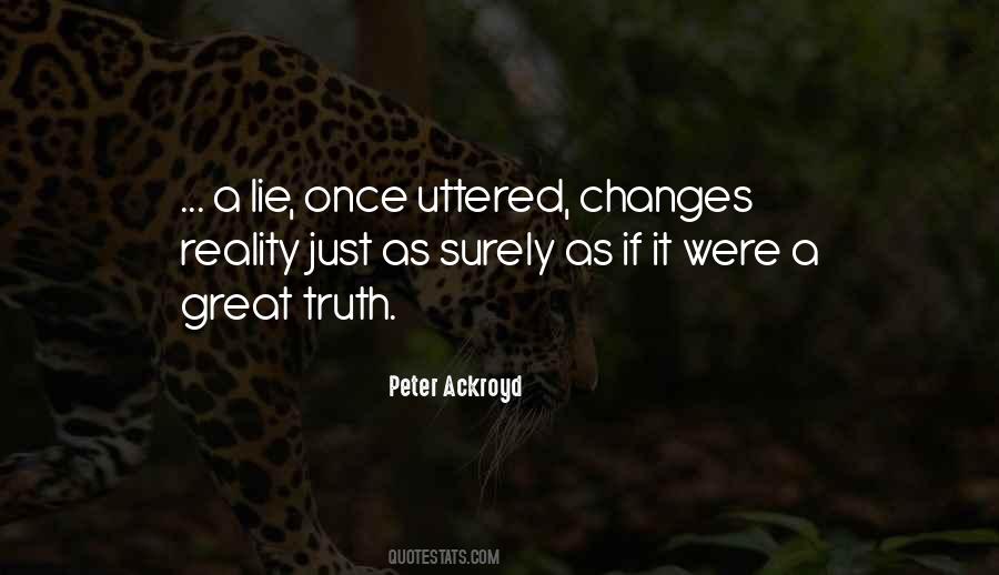 Lie Once Quotes #644251
