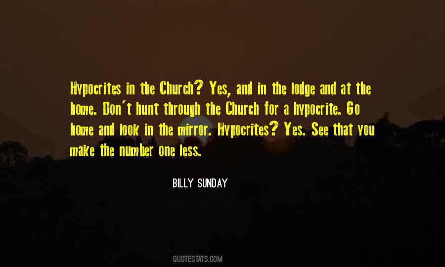 Quotes About Hypocrites Who Go To Church #211282