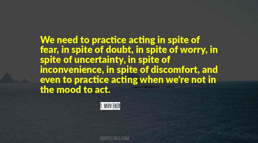 Acting Out Of Spite Quotes #1453115