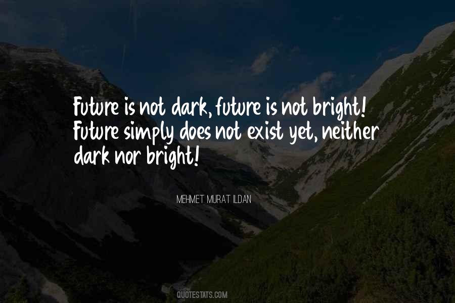 Future Is Dark Quotes #1163642