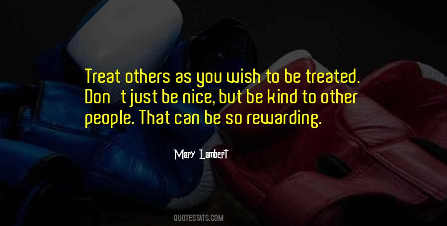 Treat People Nice Quotes #800247