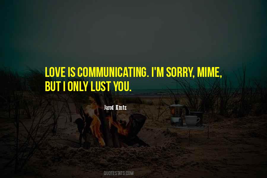 Love Is Lust Quotes #125396