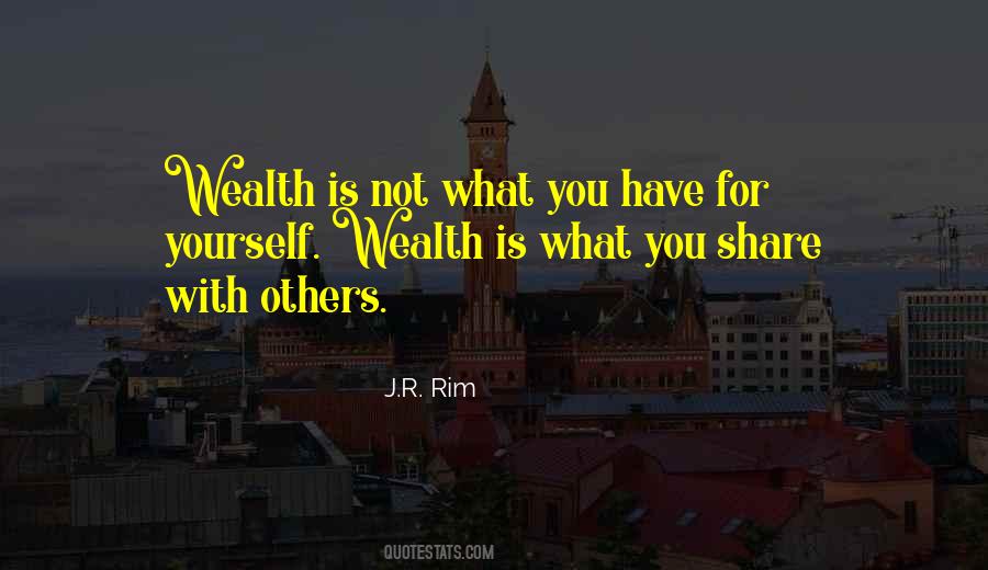 Self Wealth Quotes #1497700