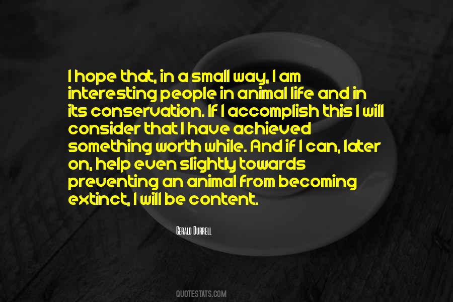 Small Animal Quotes #17862