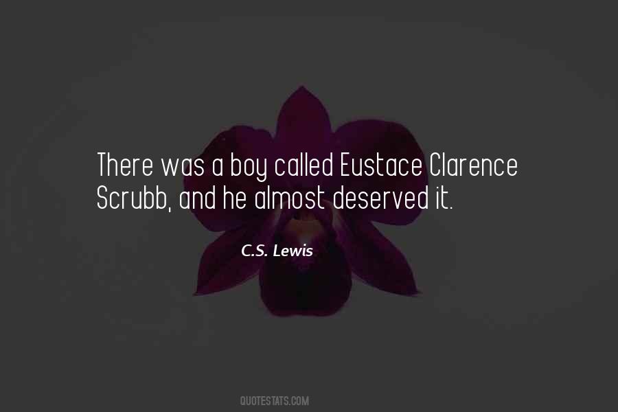 Eustace Clarence Scrubb Quotes #211252