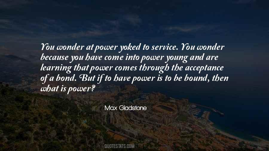 The Power Of Service Quotes #487732