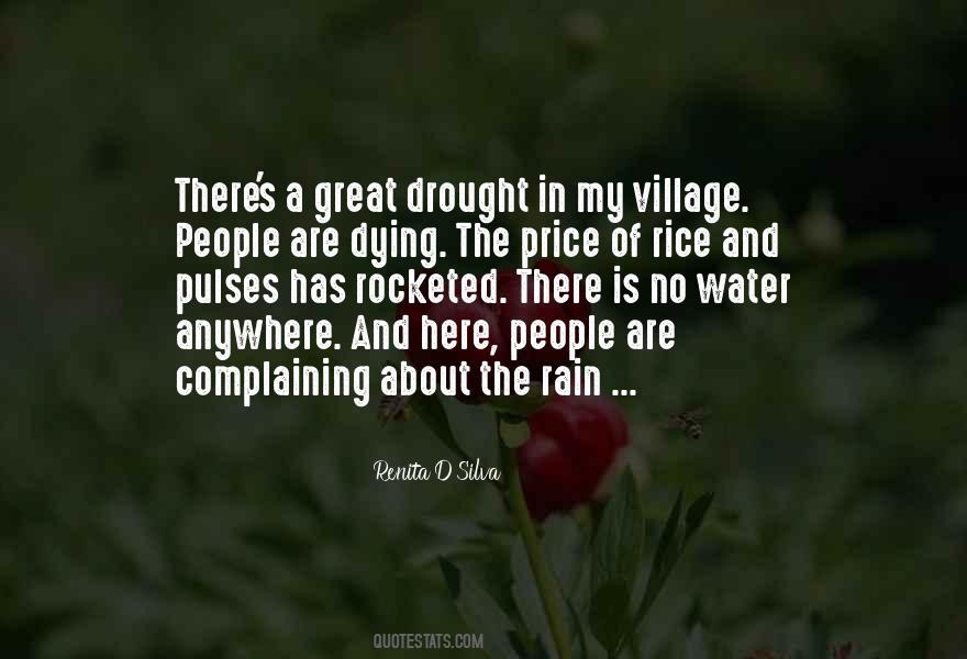 Quotes About Rain And Drought #1188529
