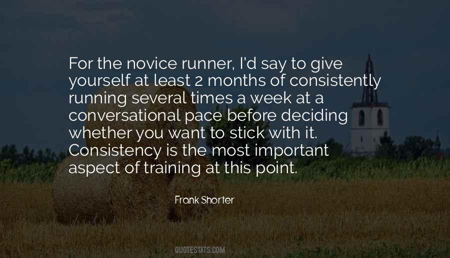 Running Consistency Quotes #1211399