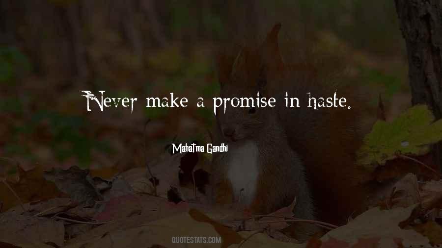 Make A Promise Quotes #1030501
