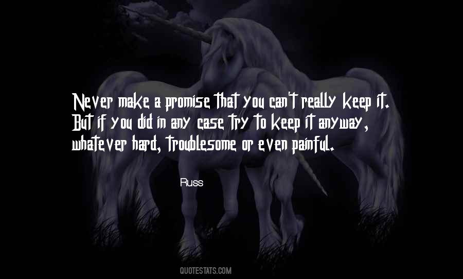 Make A Promise Quotes #192905