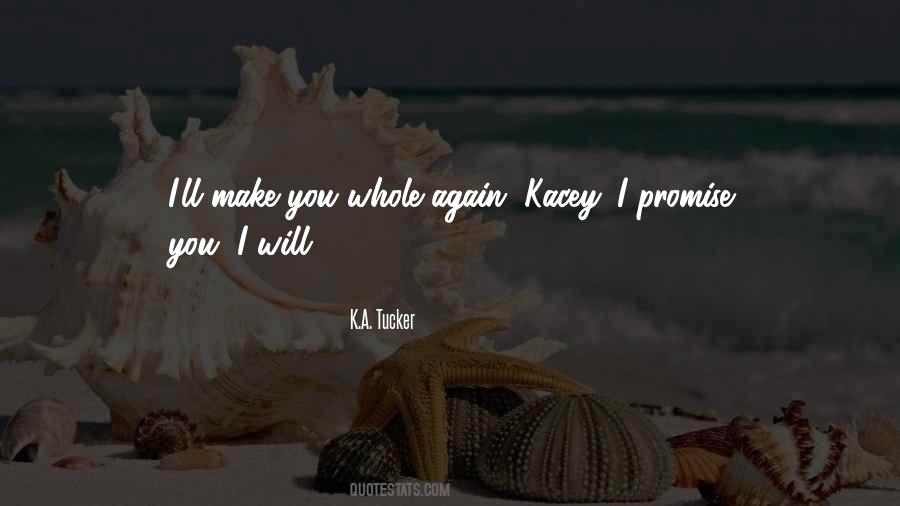 Make A Promise Quotes #521883