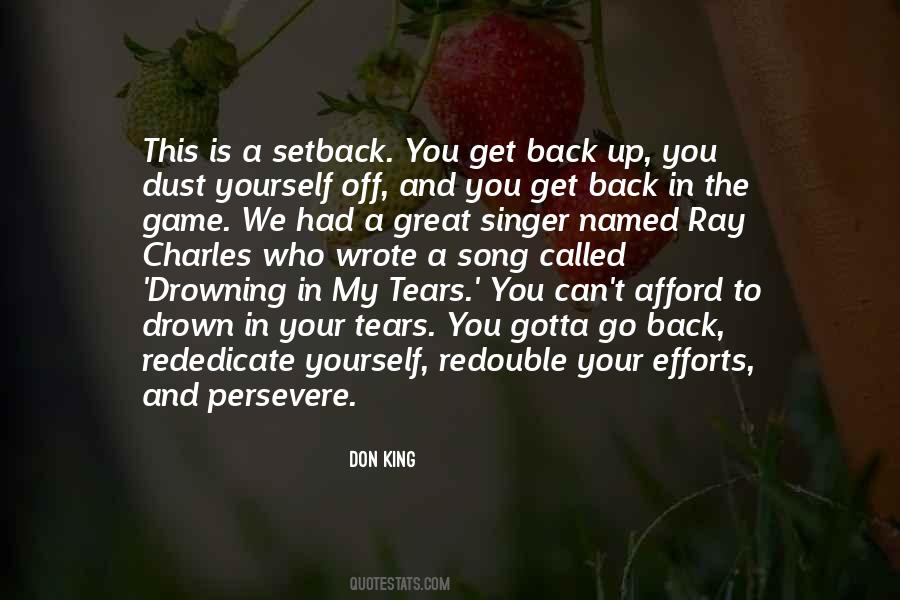 Quotes About A Setback #1624630
