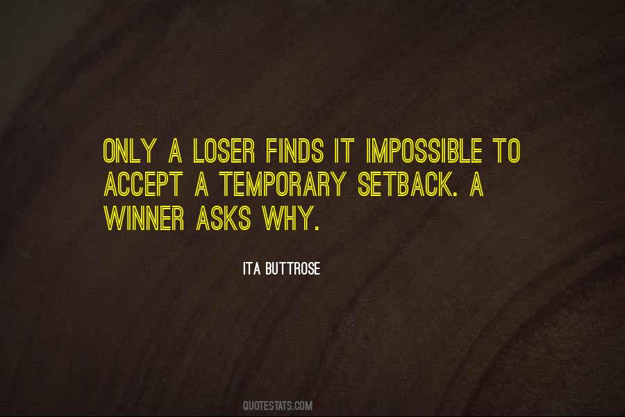 Quotes About A Setback #177879