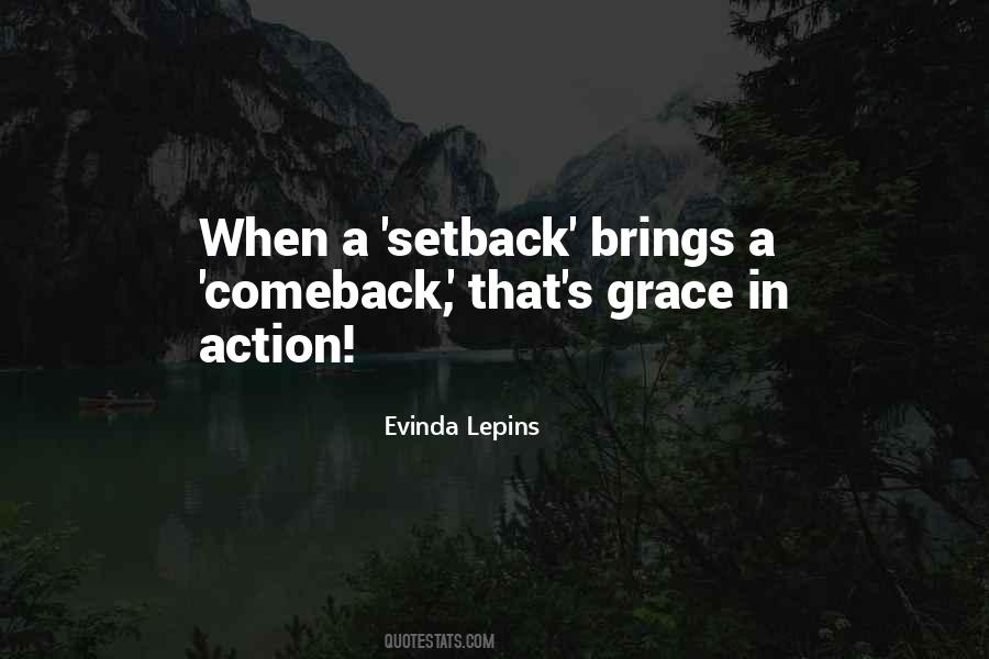 Quotes About A Setback #1828684